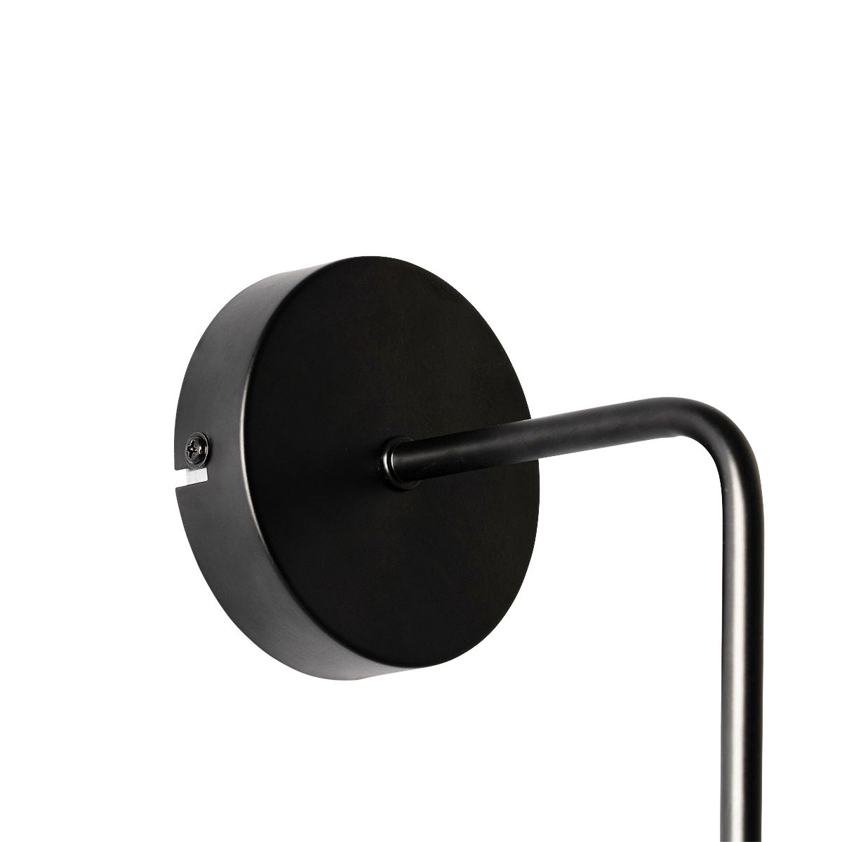 Smart wandlamp zwart met smoke glas incl. Wifi ST64 - Laura