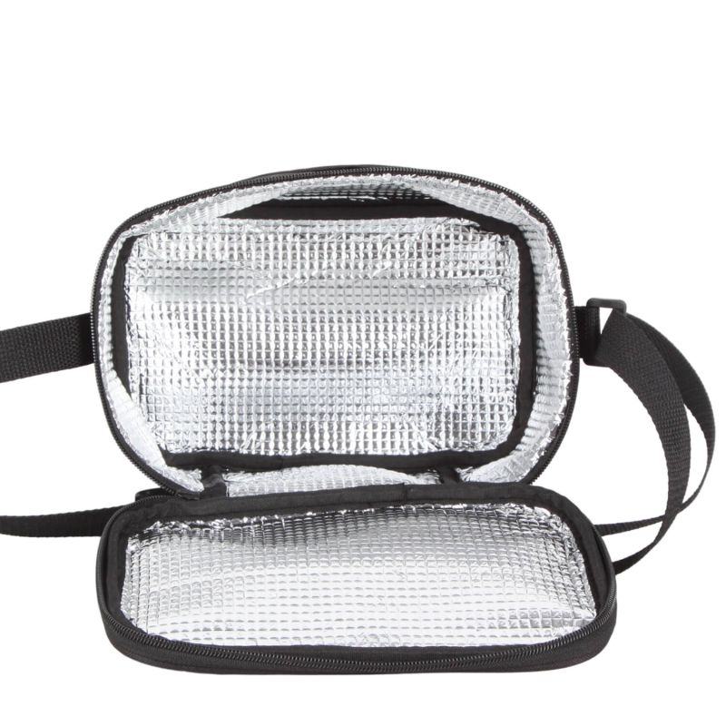 Sac pliable isotherme Cooler bag 23 cm Noir
