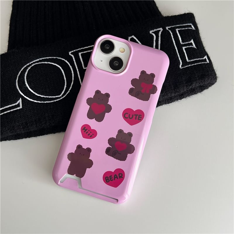 TOLC - Berenhart telefoonhoesje - iPhone 15 Pro Max / 15 Pro / 15 Plus / 15 / 14 Pro Max / 14 Pro / 14 Plus / 14 / 13 Pro Max / 13 Pro / 13 / 13 mini
