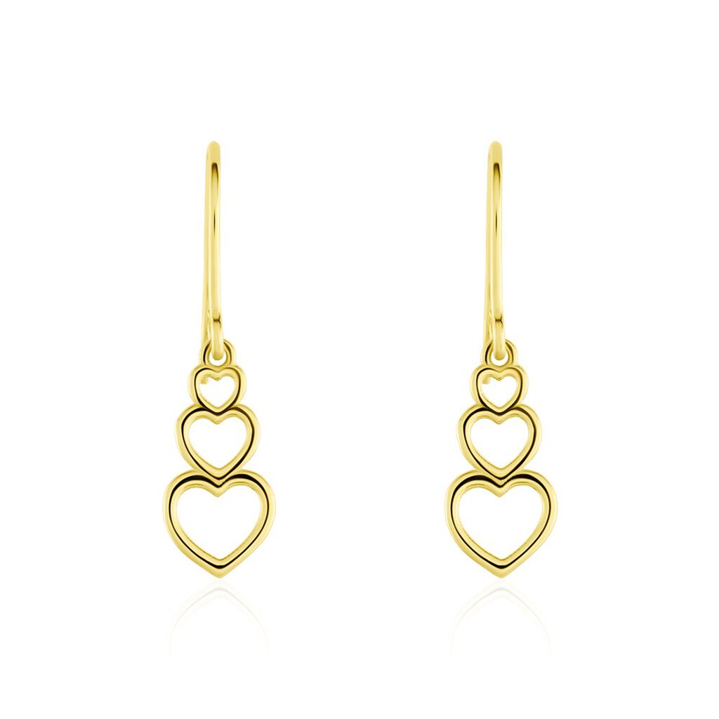 Boucles D'oreilles Pendantes Or Jaune Mayron