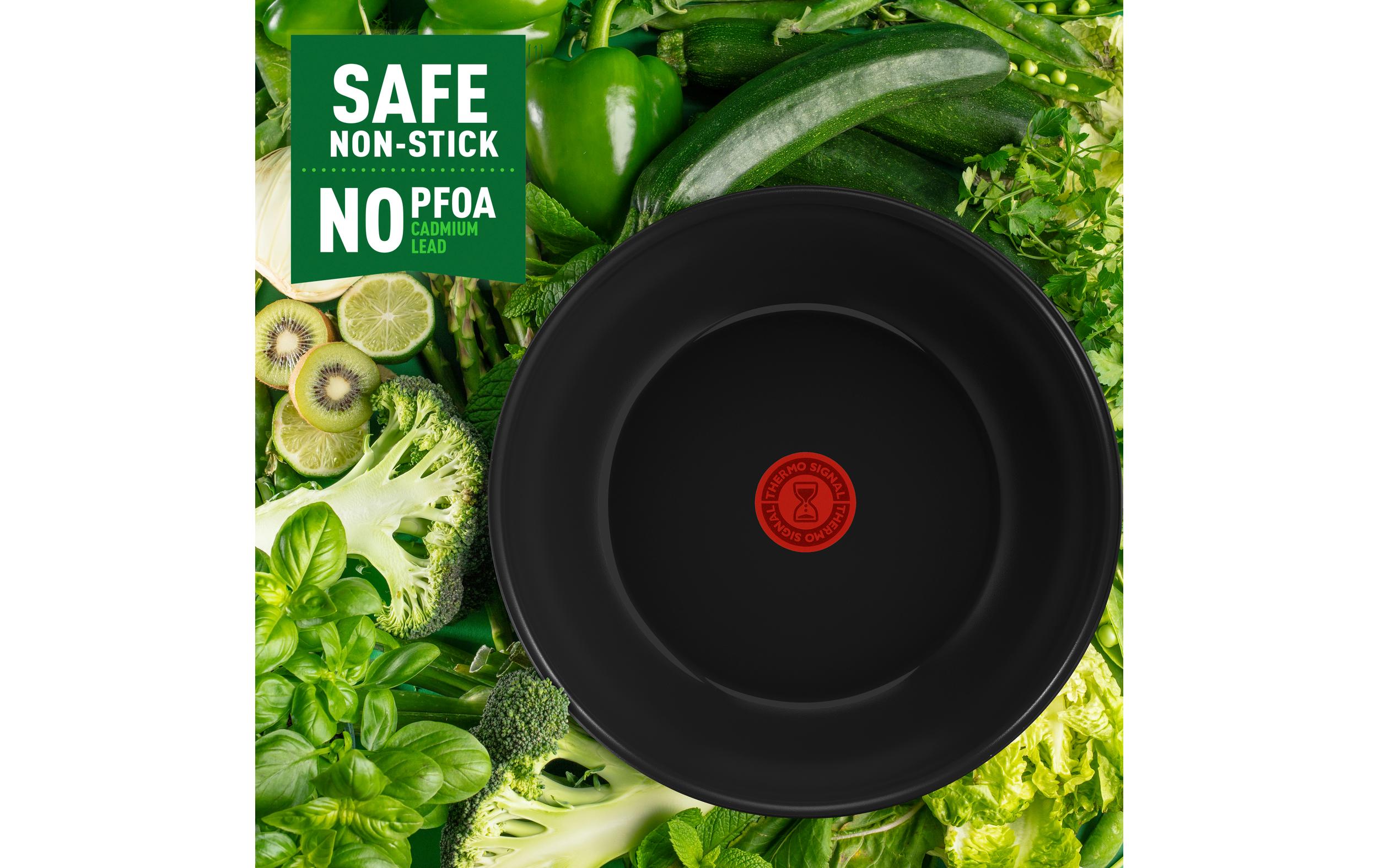 Wok Renew Black On 28 cmWokpfanne mit hochwertiger Antihaftversiegelung