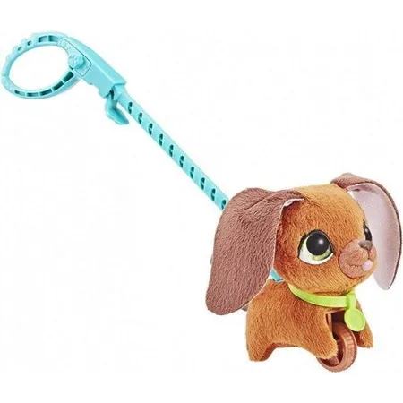 Hasbro FurReal Kleiner Racker Hund mit Leine, 12cm braun