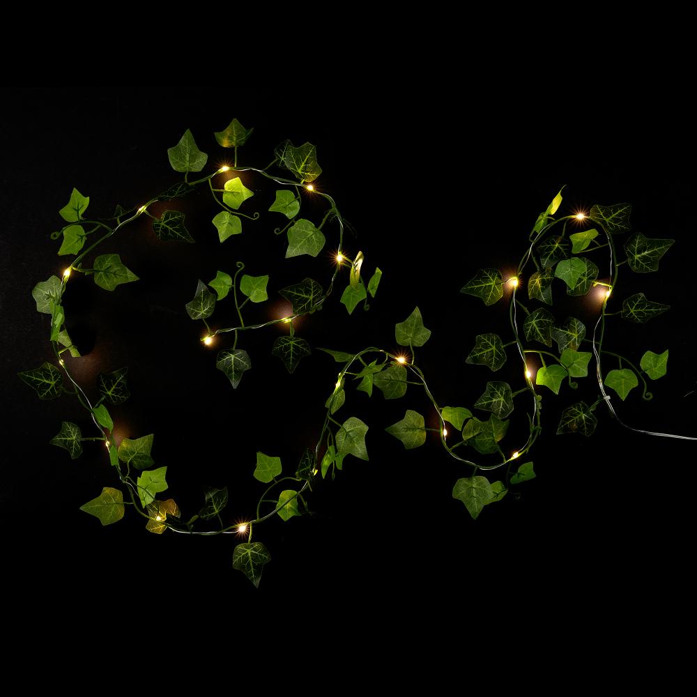 GUIRLANDE FEUILLE 20 LED 2M