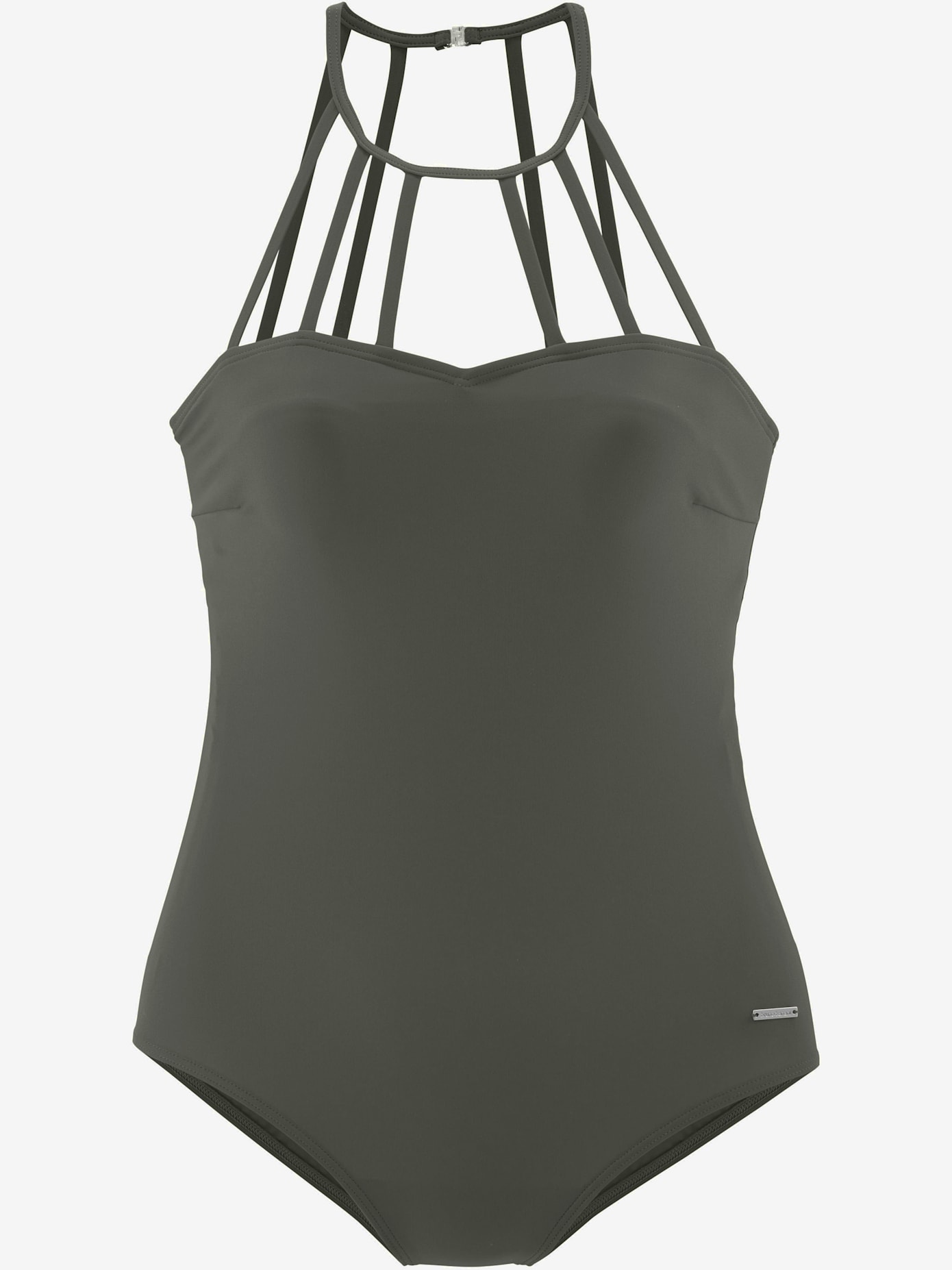 Maillot de bain rubans décoratifs tendance devant