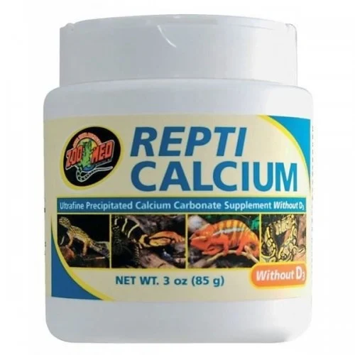 Cálcio Zoomed com Vitamina D3 para répteis e anfíbios