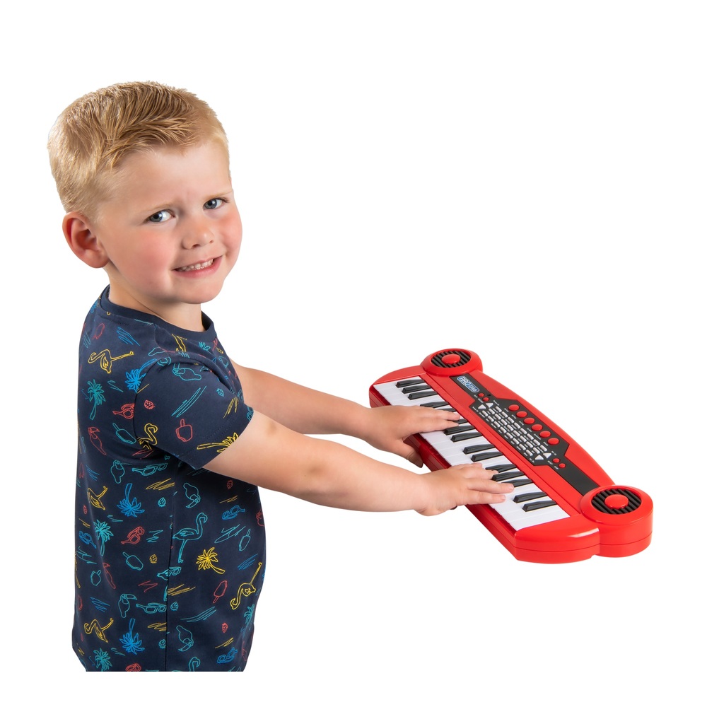 37-Tasten-Elektronik-Keyboard, rot