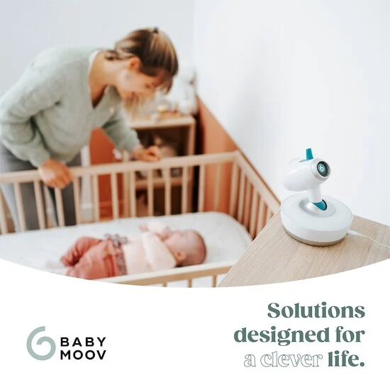 Babyphone vidéo motorisé 360° YOO Moov   de               Babymoov