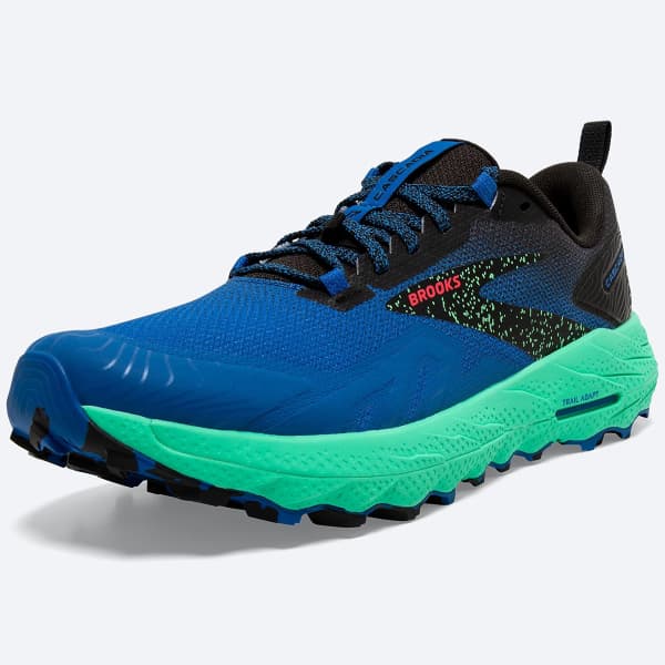 Chaussure trail BROOKS CASCADIA 17 VICTORIA BLUE/BLACK/SPRING BUD