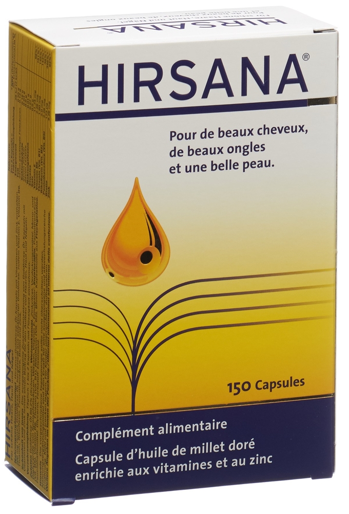HIRSANA Goldhirse-Öl-Kapseln<br>150 Stück, Kapsel