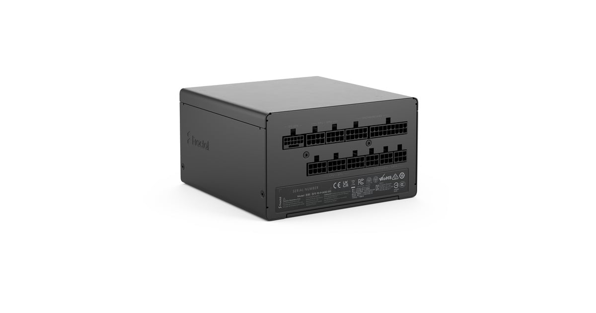 Fractal DesignION Gold 3 modulaire 1000 watt voeding   (Zwart, 1x 12V-2x6, 3x PCIe)