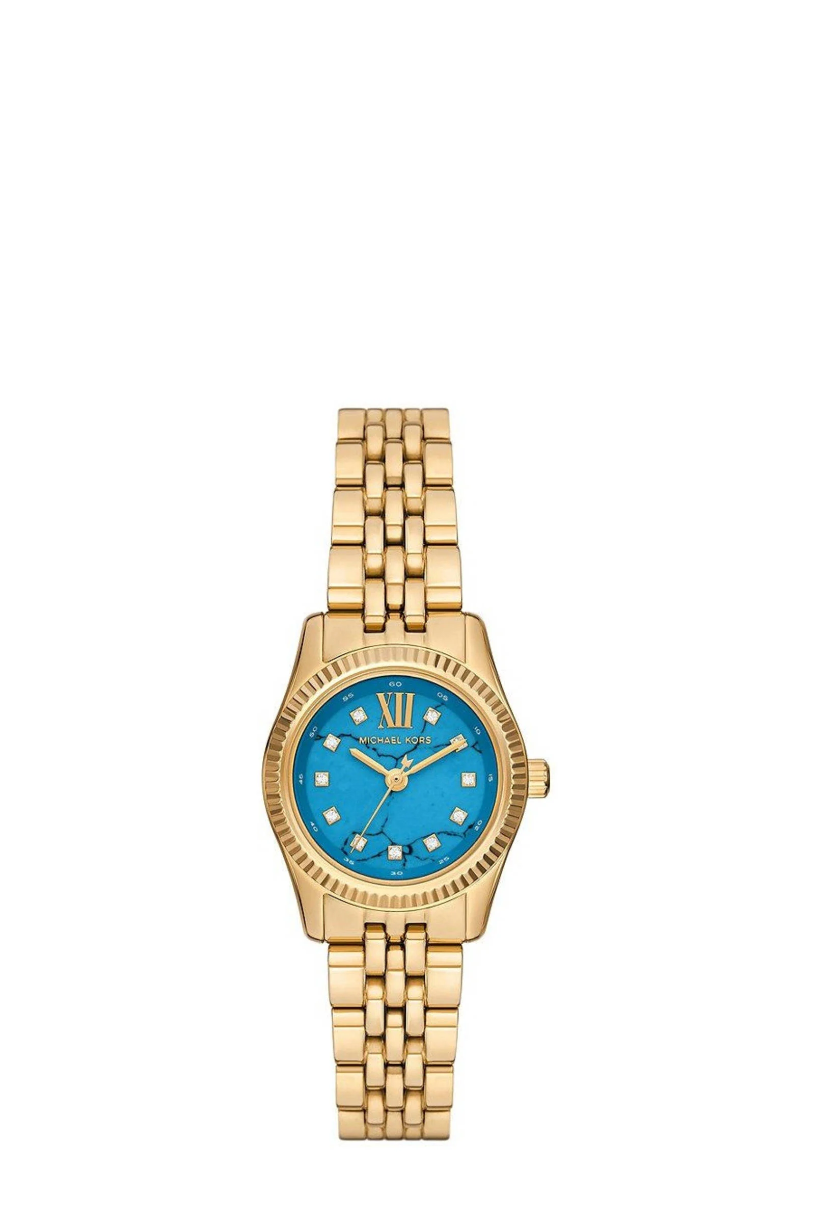 Michael Kors horloge MK4813 Lexington goudkleurig