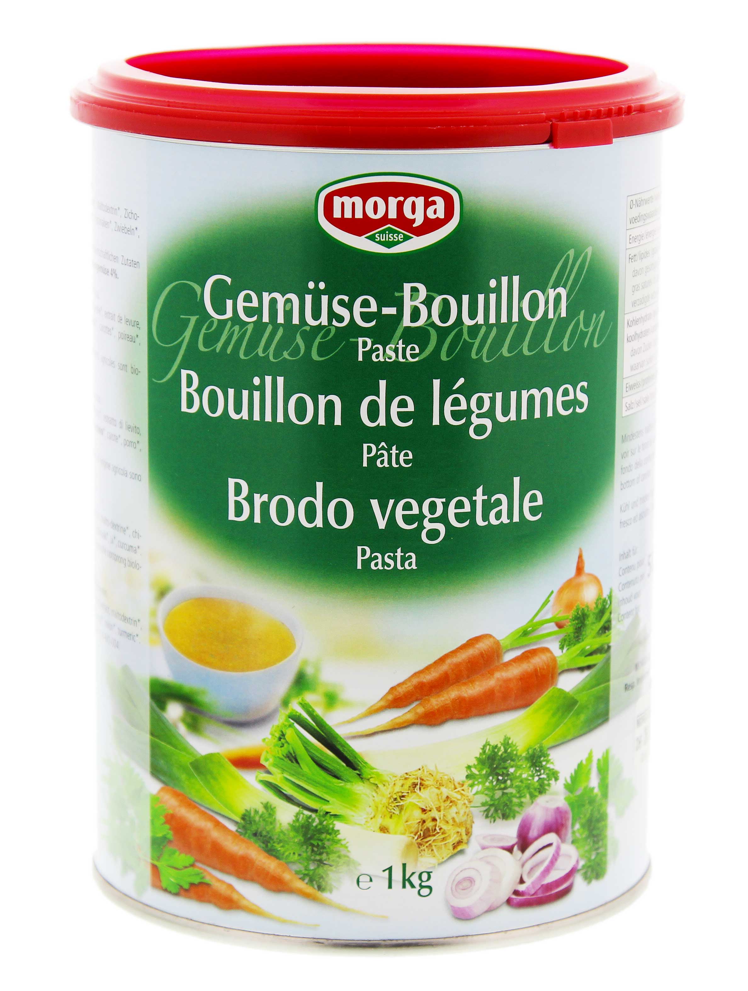 MORGA Gemüse Bouillon<br>1 kg, Dose, Paste