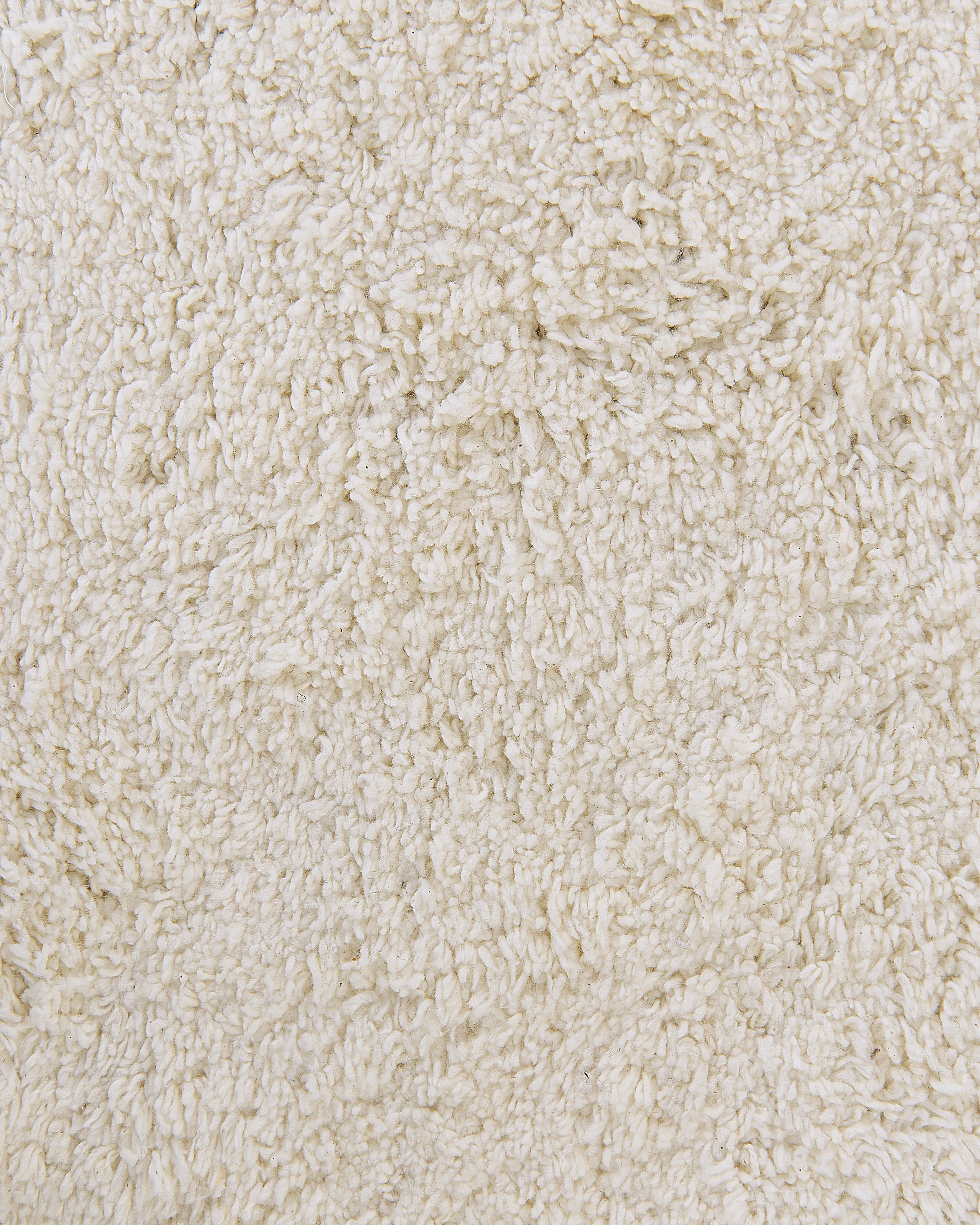 Vloerkleed PENDIK Lichtbeige 80 x 150 cm Katoen