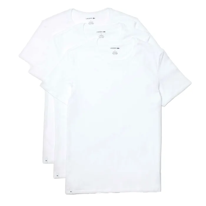 Lacoste Essentials Basic Crew Shirt Heren (3-pack)