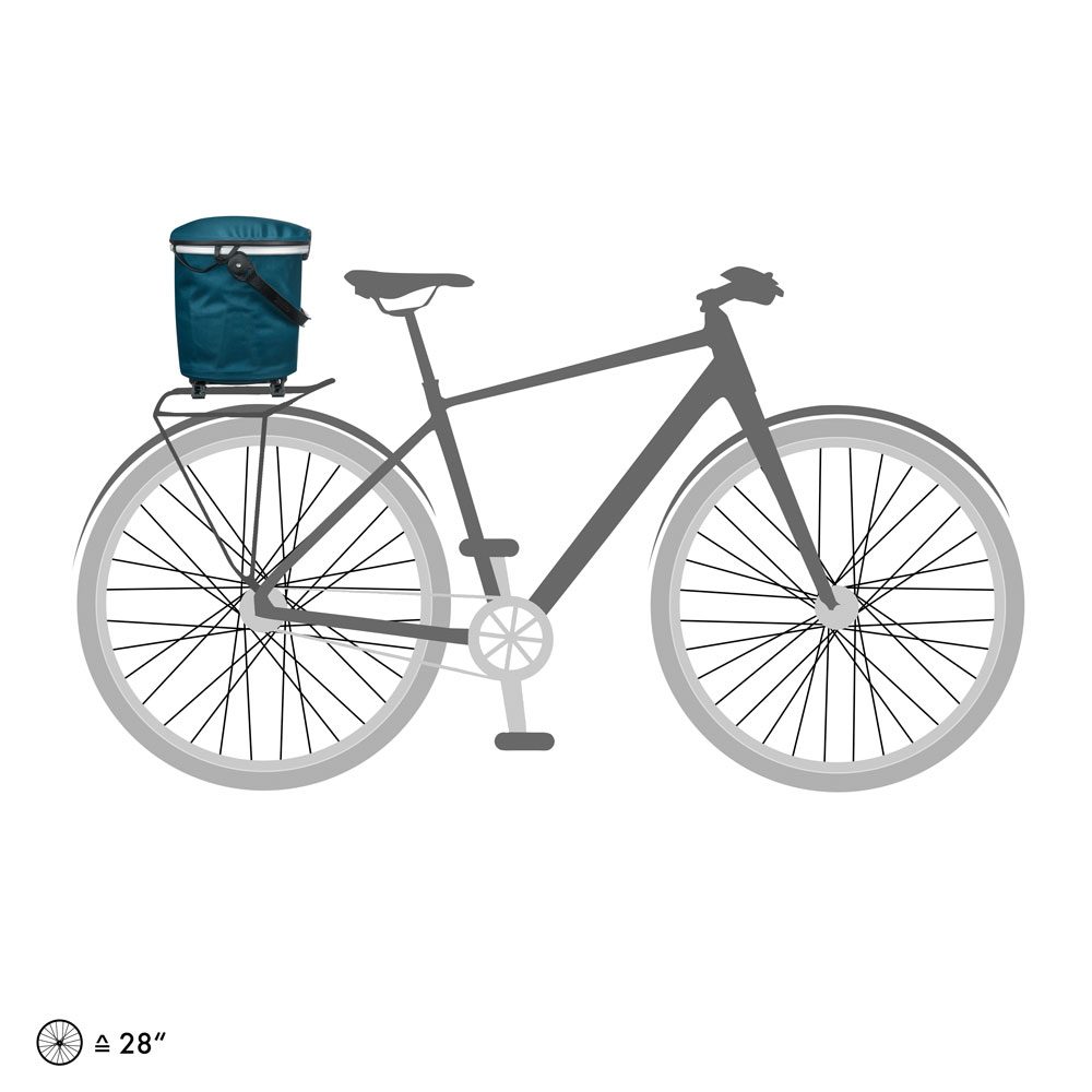 Ortlieb Up-Town Rack 17,5l Fahrradkorb petrol
