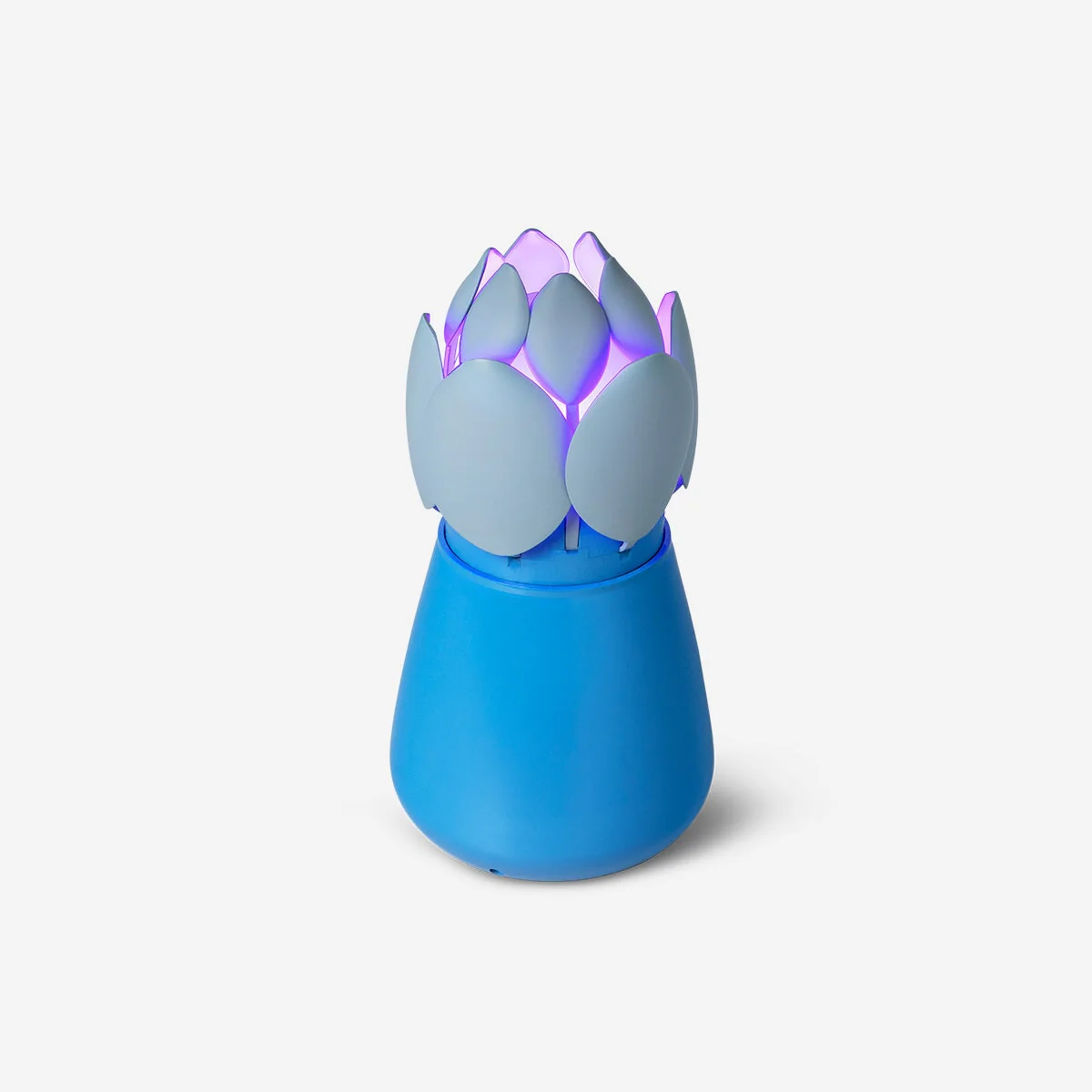 Lysende blomsterlampe, der bevæger sig