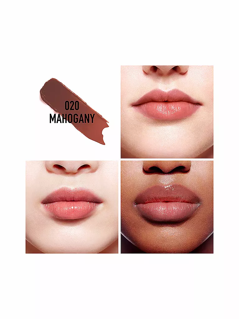 DIOR Lip Glow Farbintensivierender Lippenbalsam ( 020 Mahogany )  beige