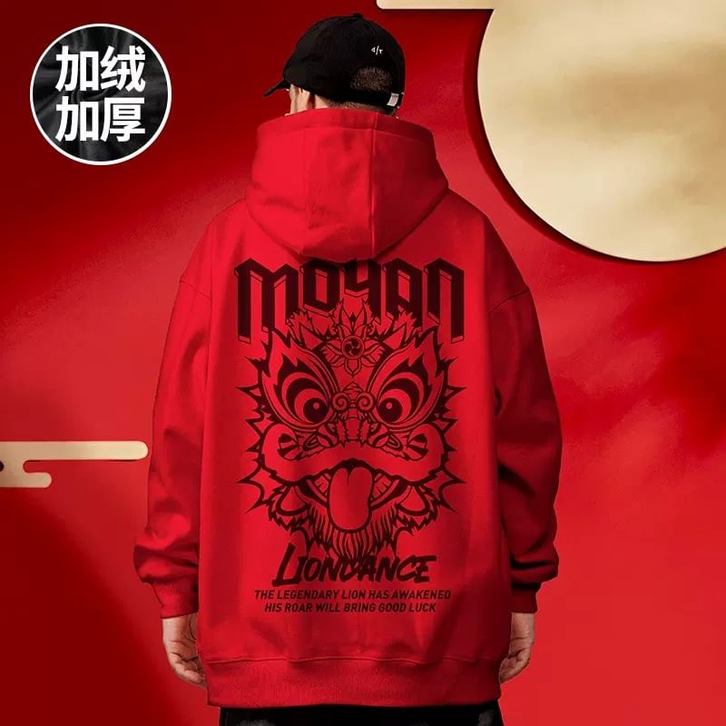 Cowpow - Cartoon Print Hoodie