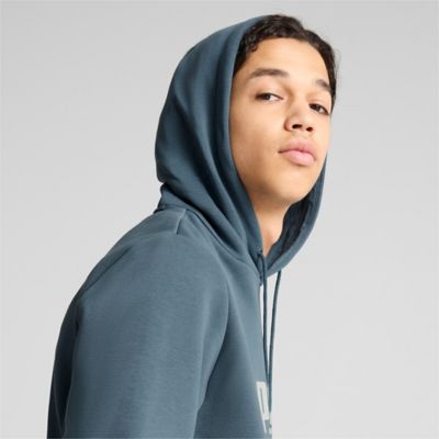 PumaESS+ 2 Col Big Logo Hoodie FL - grau