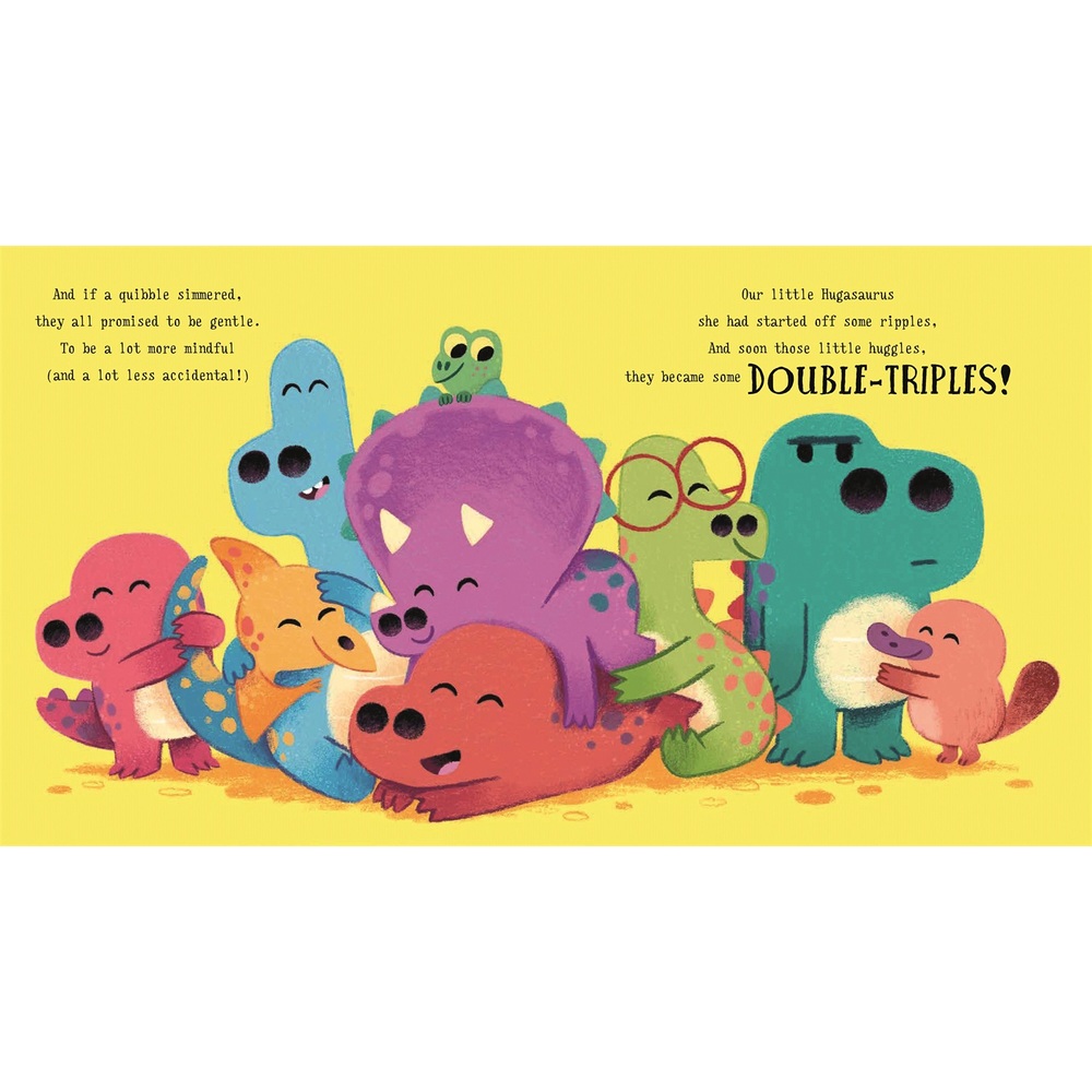 Das Taschenbuch „Der Hugasaurus“ von Rachel Bright