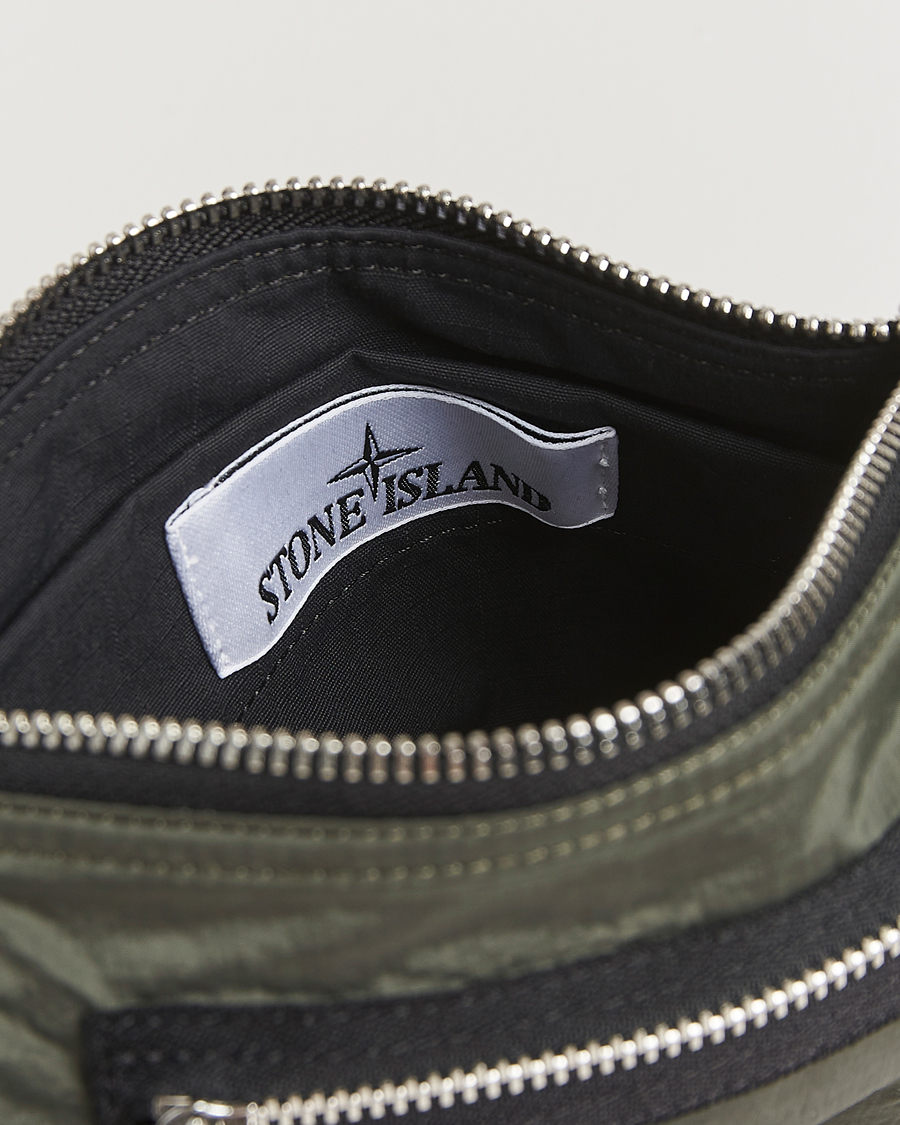Stone Island Nylon Metal Zip Wallet Musk