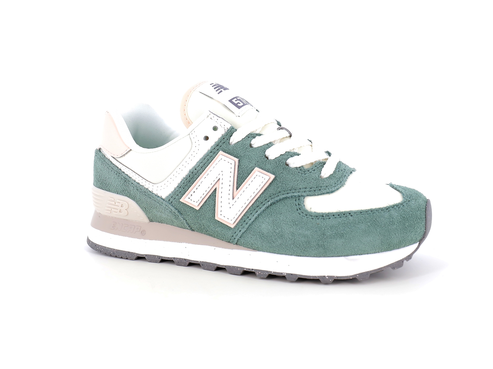 New balance a-WL574AJ2 Matières combinées Vert Clair