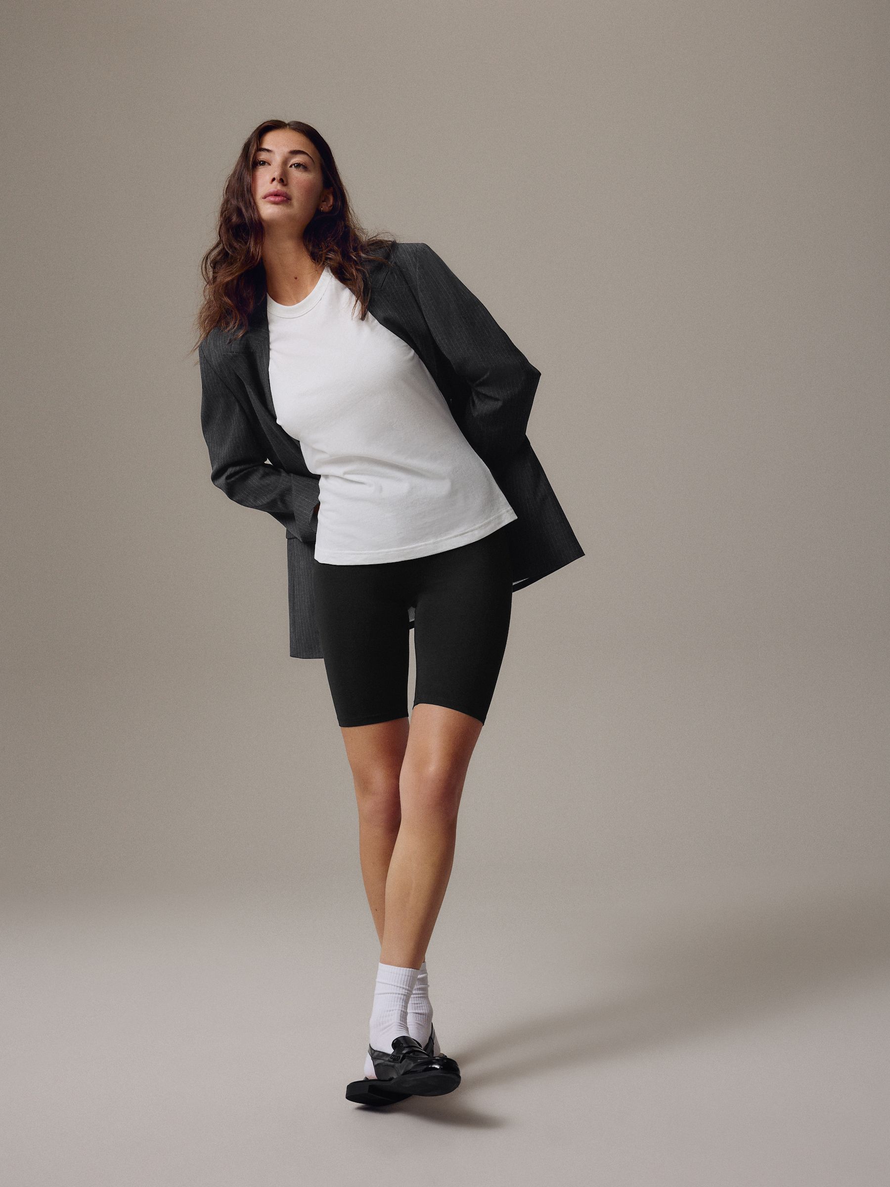 Zwart - Jersey fietsshort
