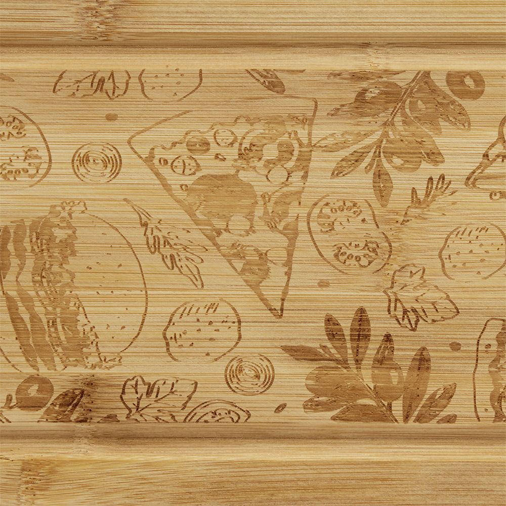 Planche à découper en bambou - 59,5x15,5xép2cm