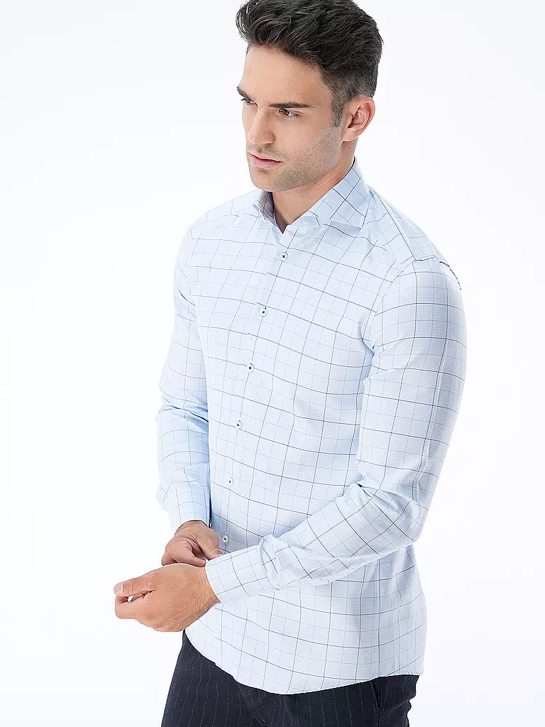 STENSTRÖMS Hemd Slim Fit hellblau