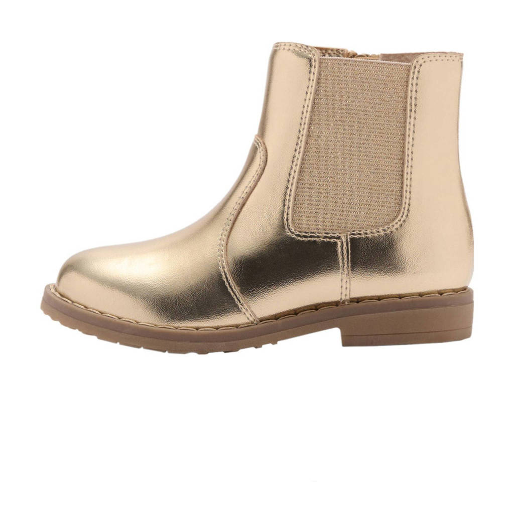 Mango Kids chelsea boots goud