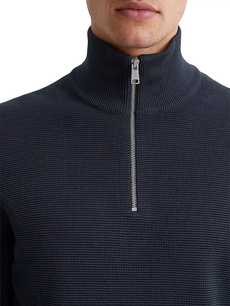 MARC O'POLO Troyer Pullover dunkelblau
