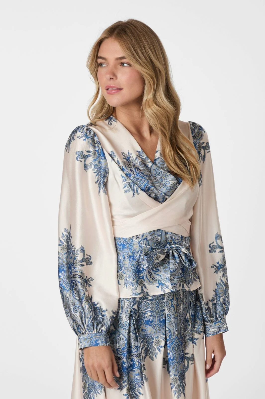Neo Noir Rista Paisley Border Blouse 166206