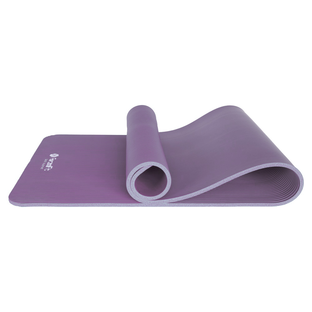 ForzaFit 12 mm yoga mat met draagriem - Purple