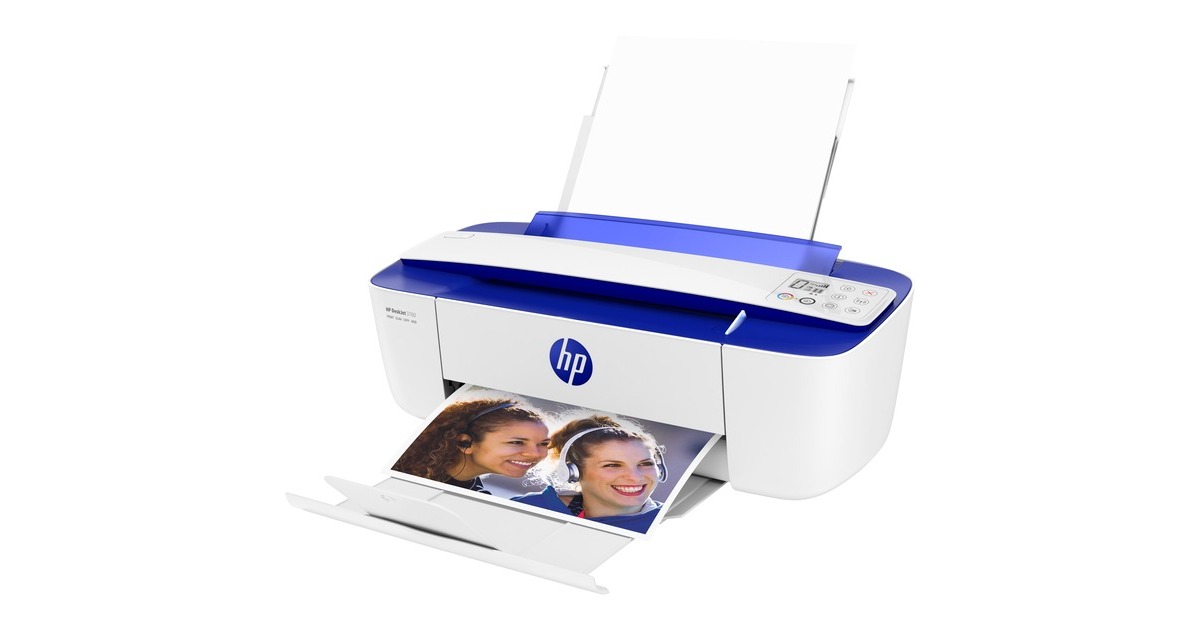HPDeskJet 3760 all-in-one inkjetprinter  (Wit/blauw, Scannen, Kopiëren, Wi-Fi)