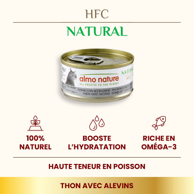 Almo Nature HFC Natural Thuhnfisch & Jungsardellen 70g