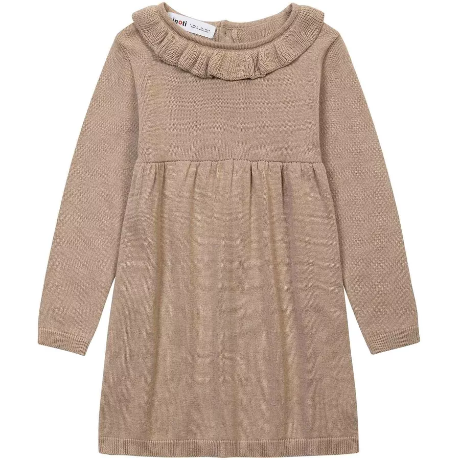 MINOTI Rüschenkleid Steingrau
