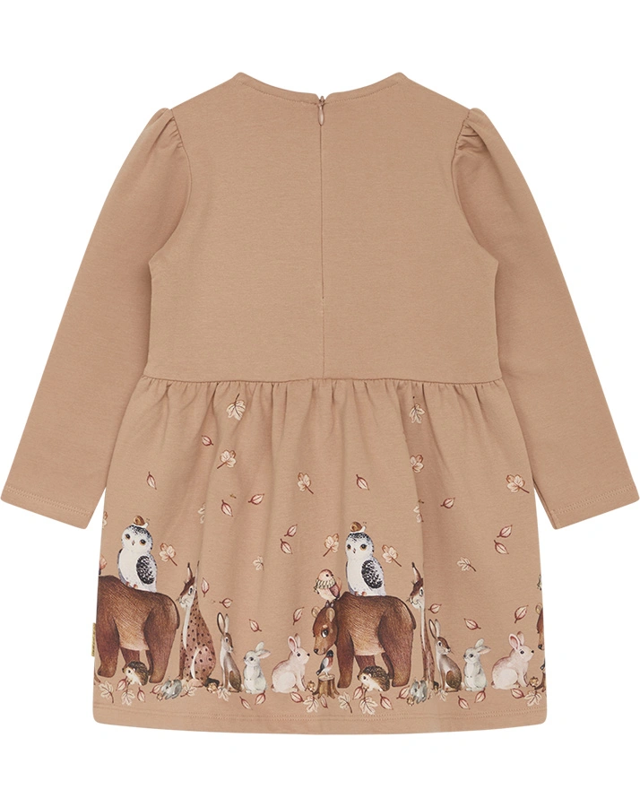 Langarm-Kleid KAMINA in café rose
