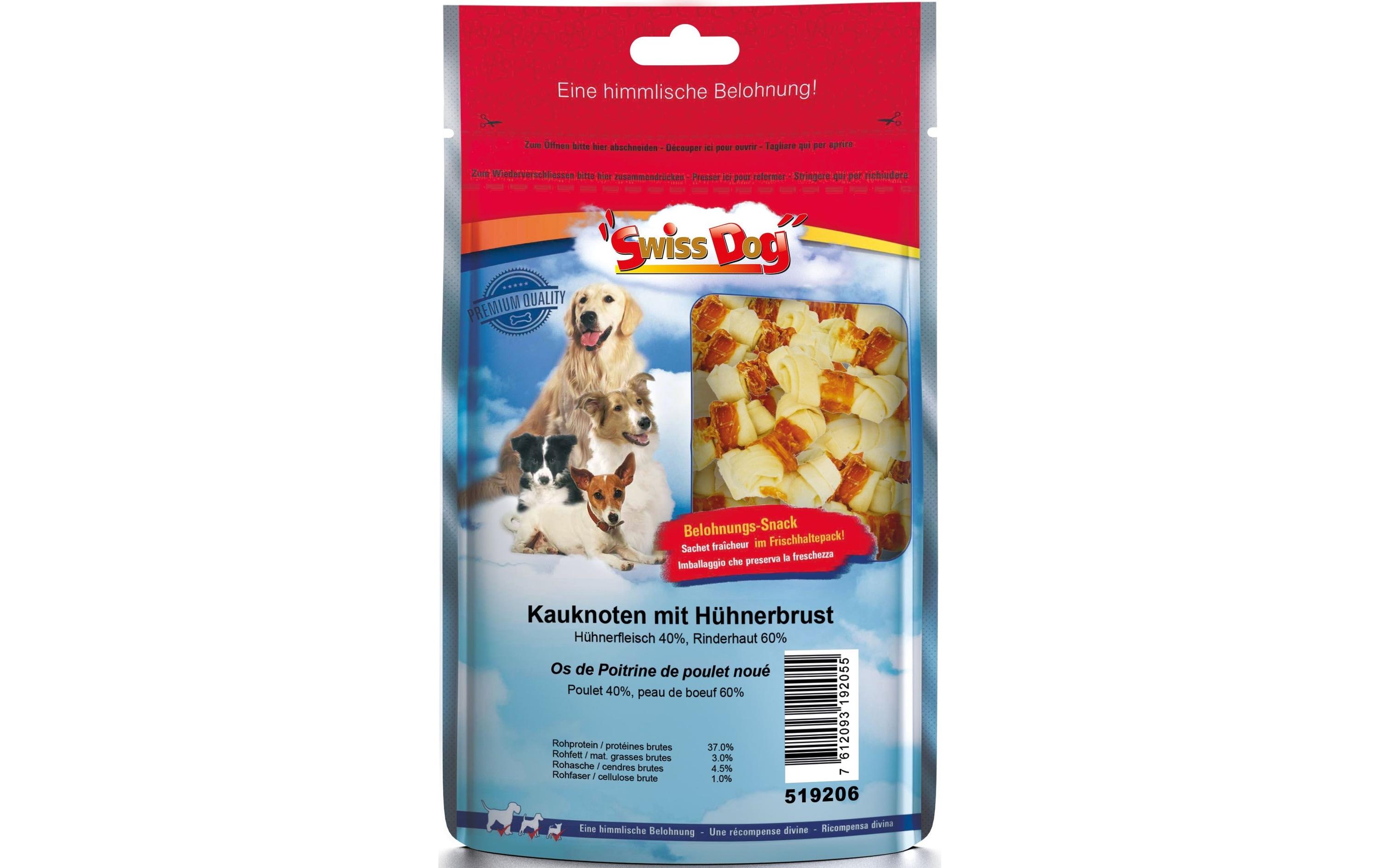Kausnack Kauknoten mit Hühnerbrust, 400 gKauartikel für Hunde