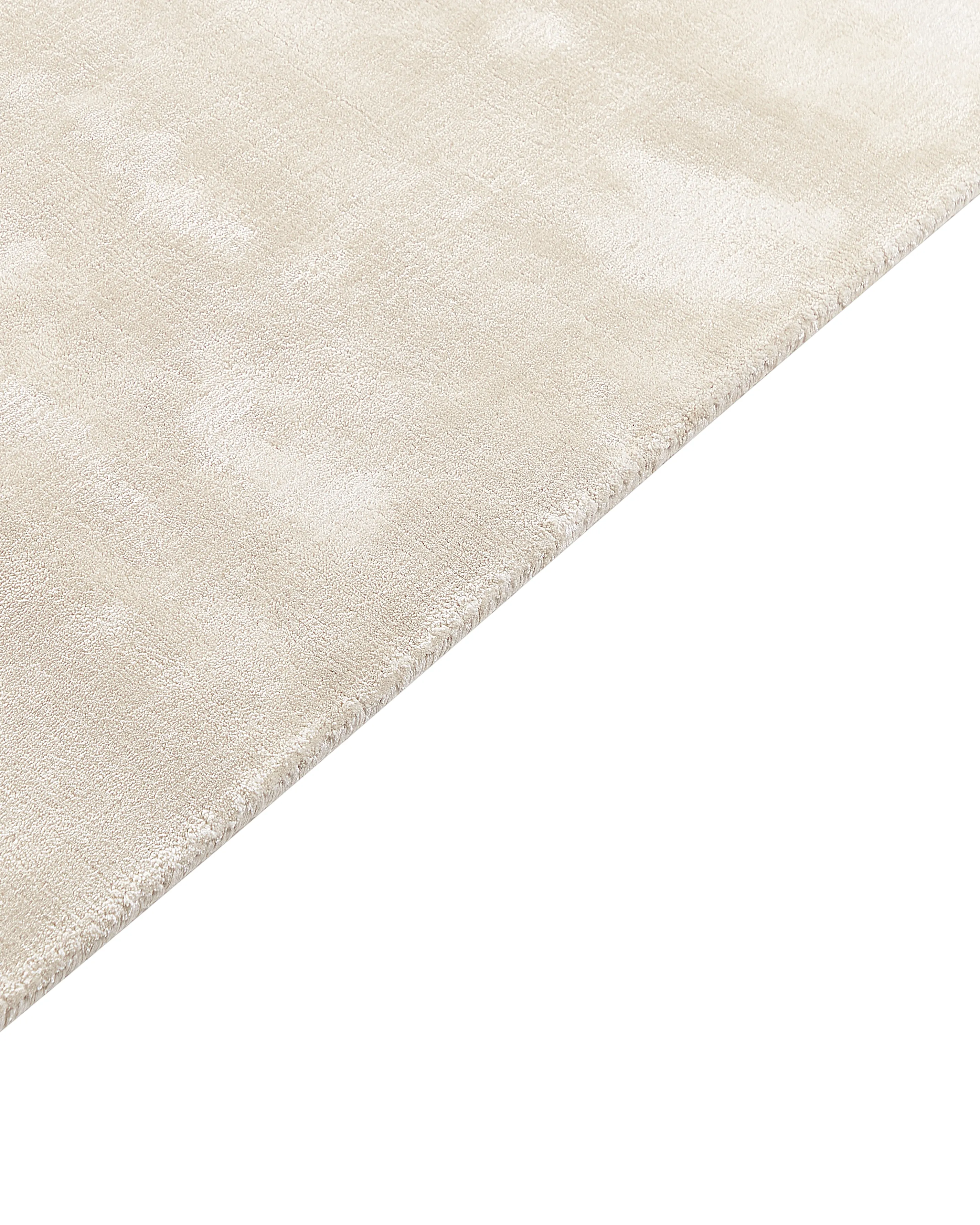 Vloerkleed GESI II Lichtbeige 80 x 300 cm Viscose