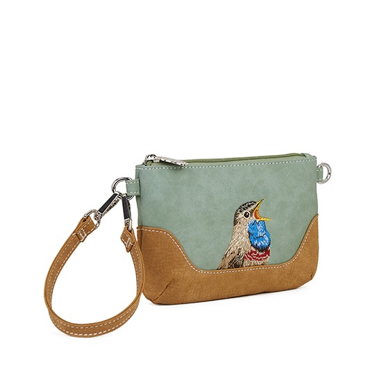 Hi-Di-Hi Melody Crossbody Bag Light Green/ Cognac
