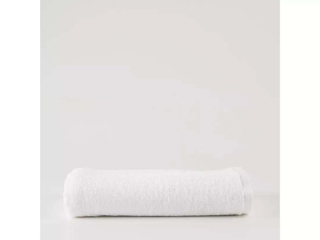 Serviette de Bain en Bambou Blanc Moyen 100x150