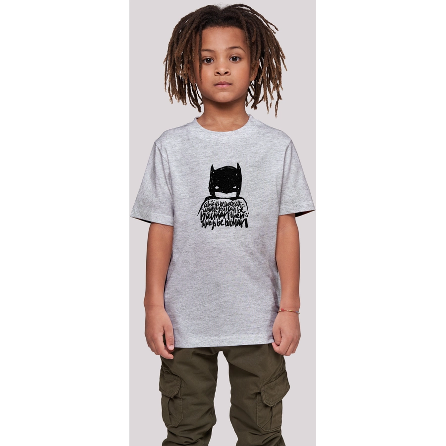 F4NT4STIC T-Shirt DC Comics Batman Always Be Yourself heather grey