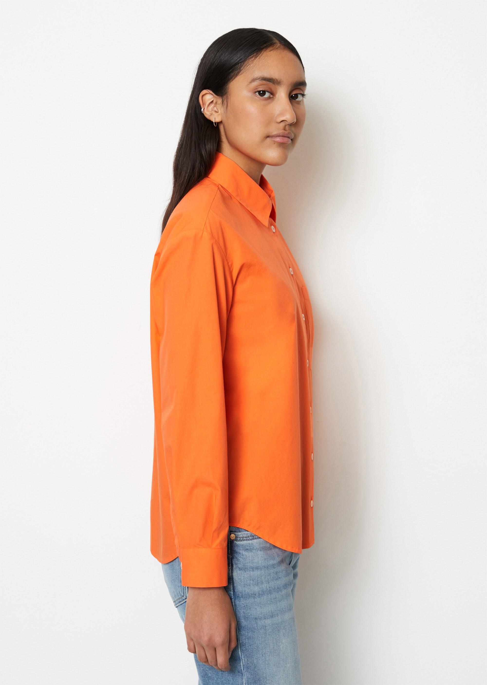 Bluse regularaus softer Bio-Baumwolle