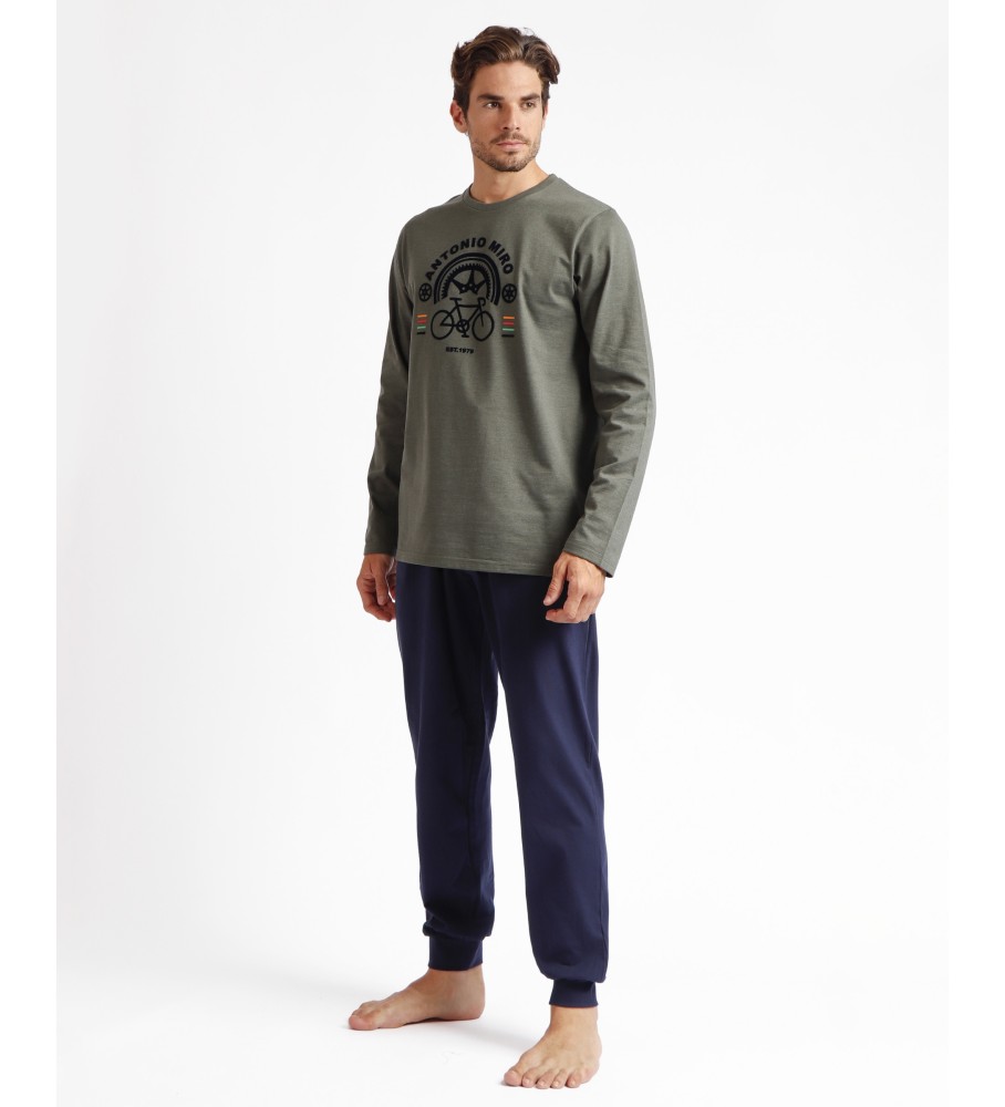 Pijama de manga comprida Antonio Miro Pedal A Green