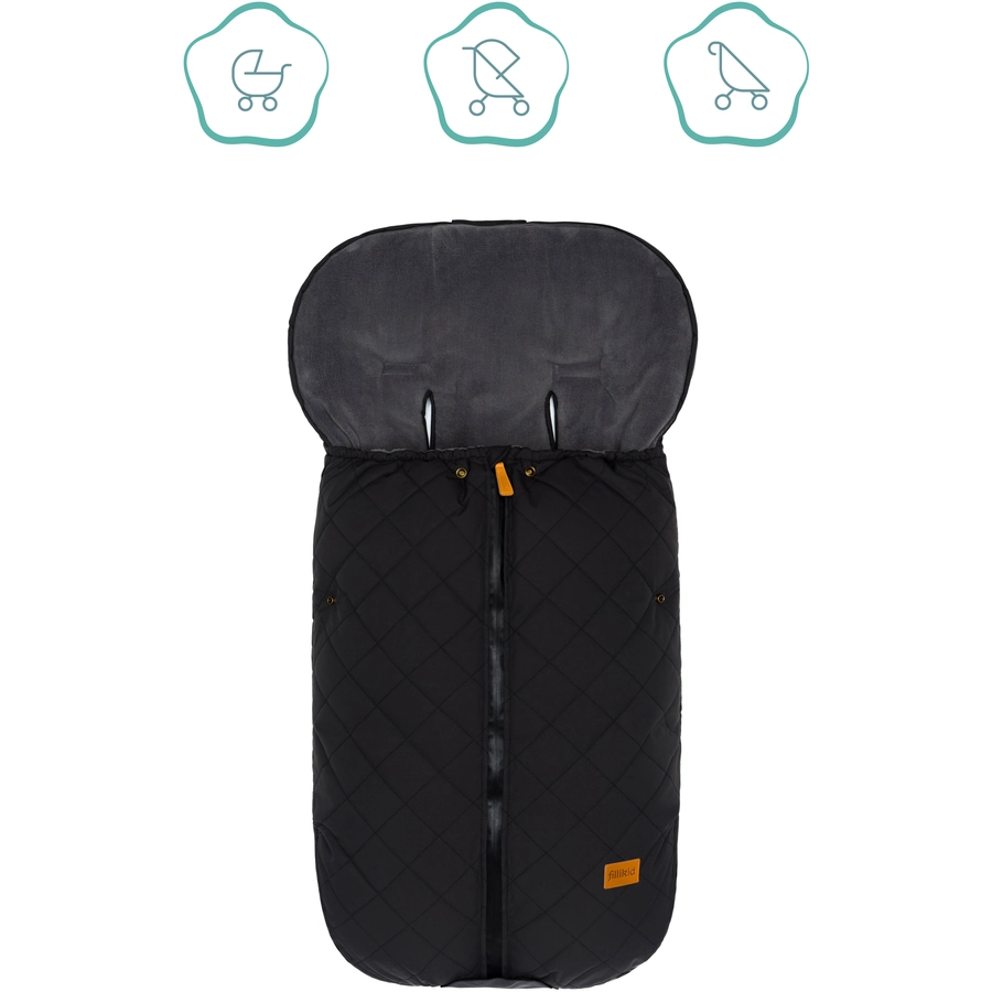fillikid Winterfußsack Kamet Polyester schwarz