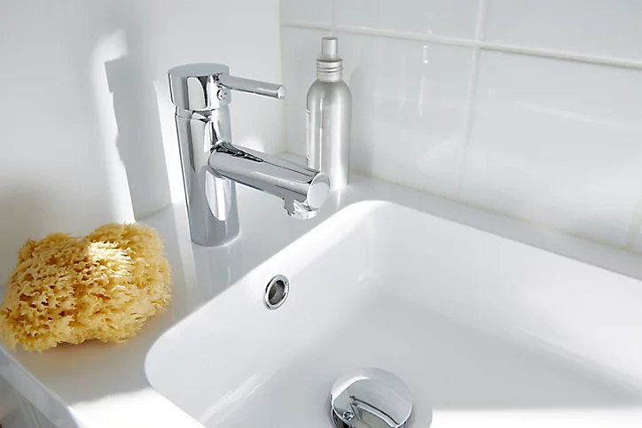 Mitigeur de lavabo chromé à manette unique Lazu GoodHome