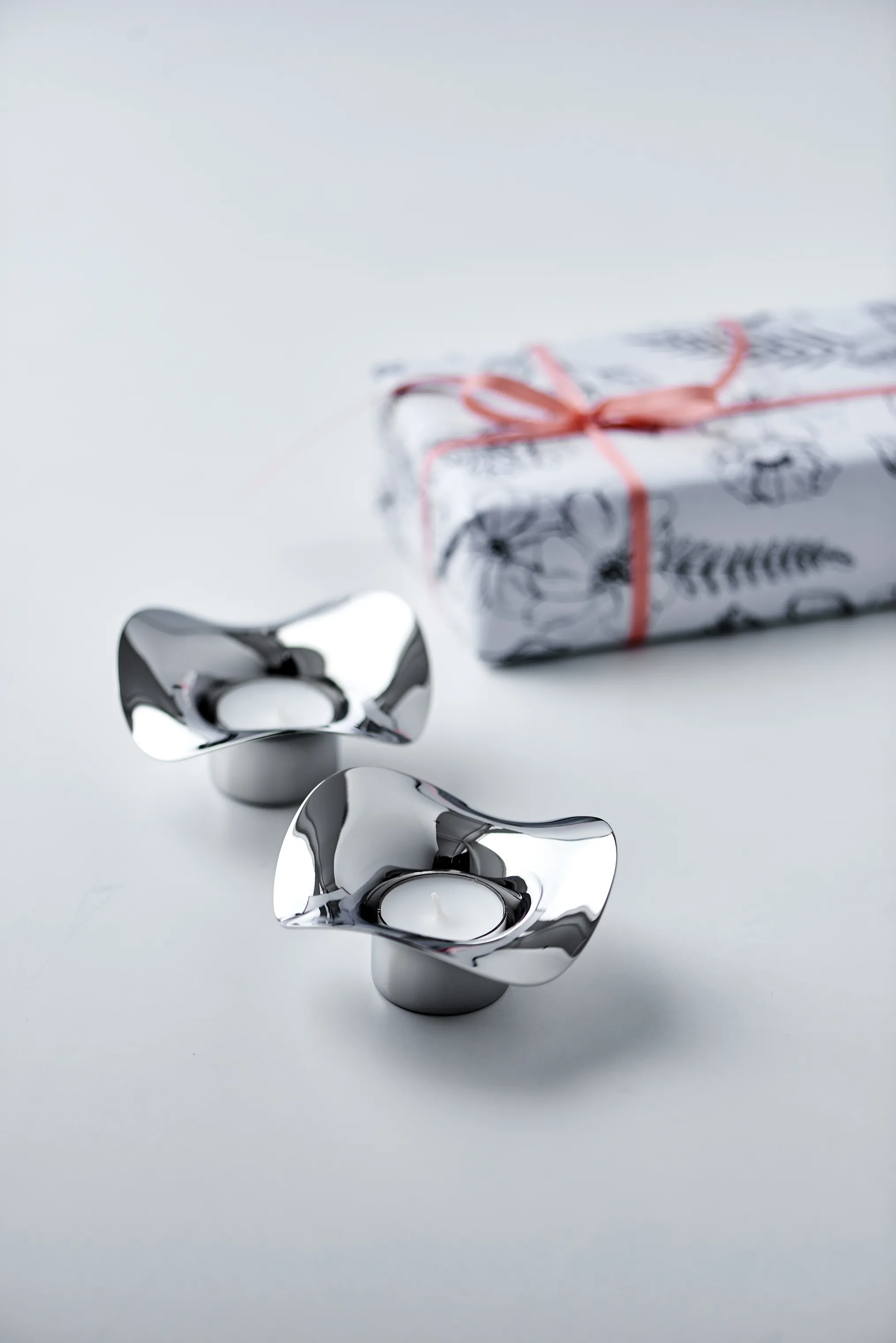 Georg Jensen Cobra Fyrfadsstage - 2 stk.