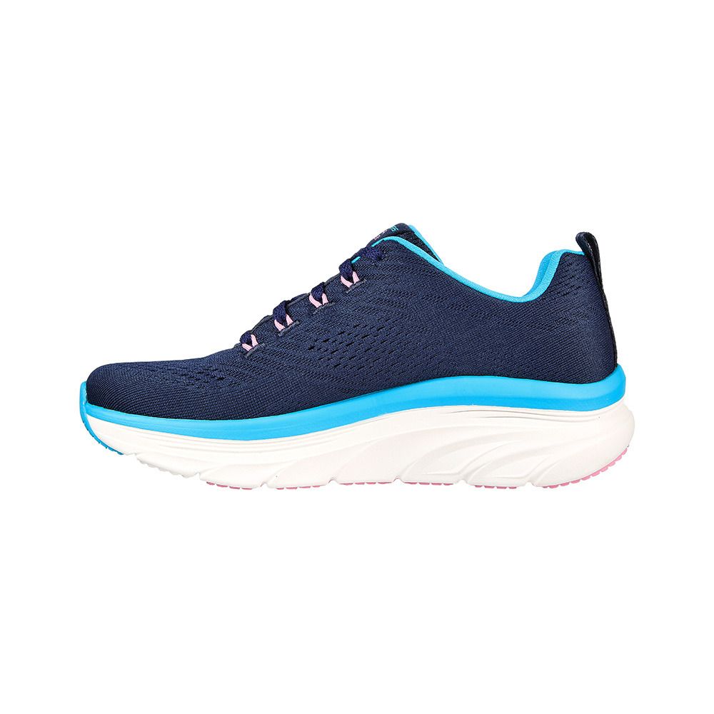 Skechers D'LUX WALKER FRESH FINESSE - Chaussures fitness Femme navy/turquise
