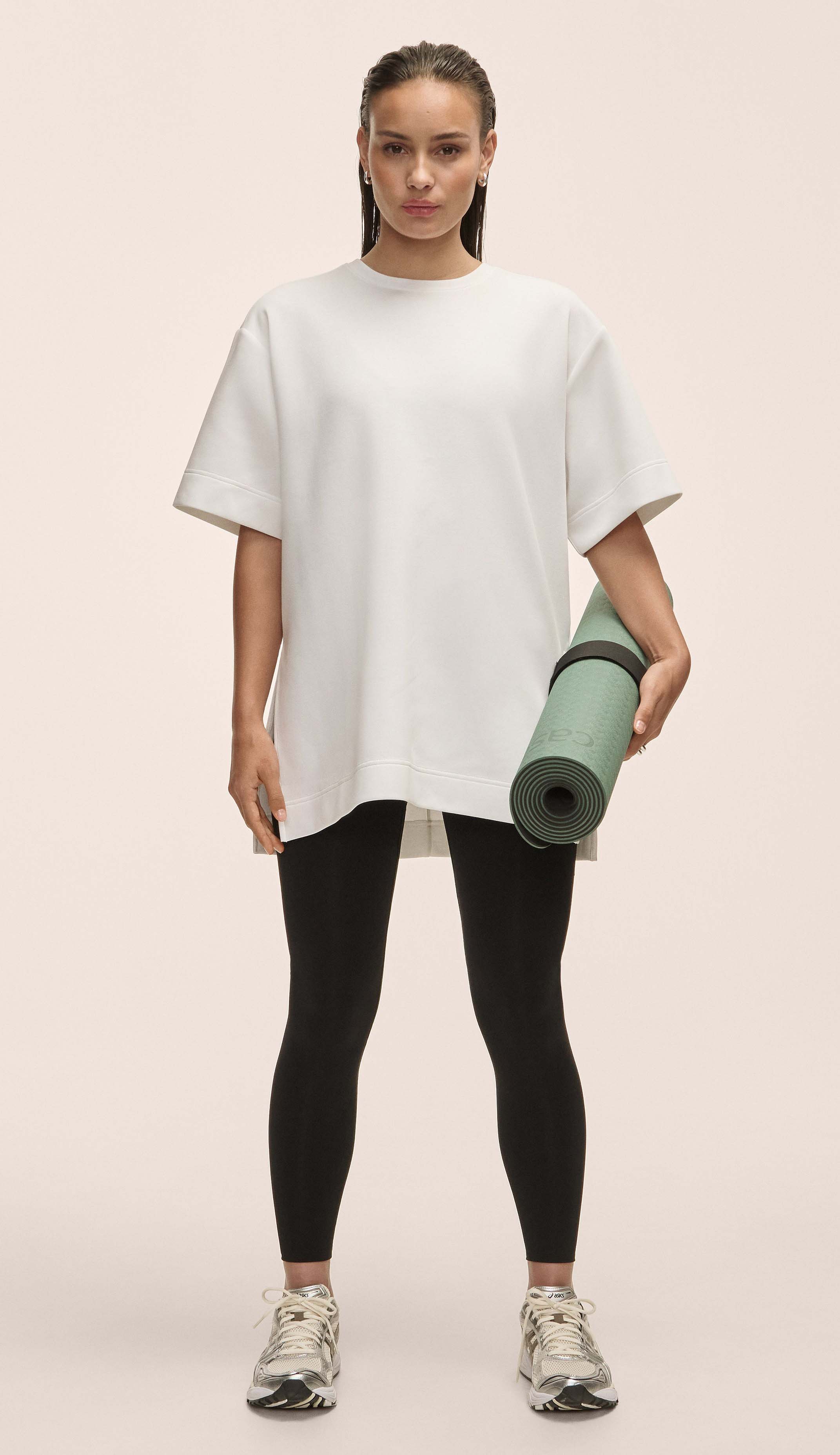 Aria Oversize Tee White