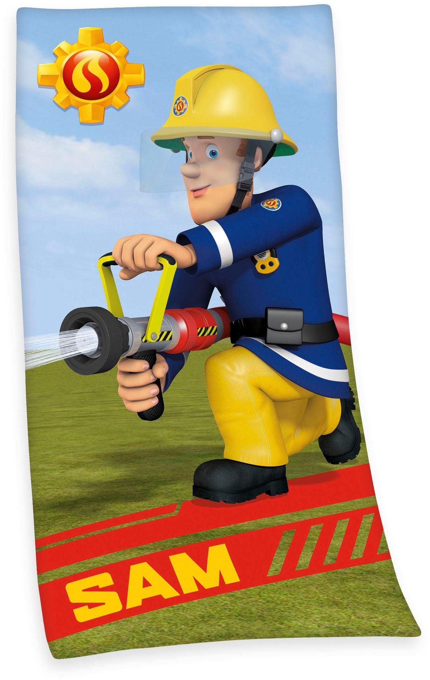 Feuerwehrmann Sam Badetuch »Feuerwehrmann Sam« mit dem tollem Motiv
